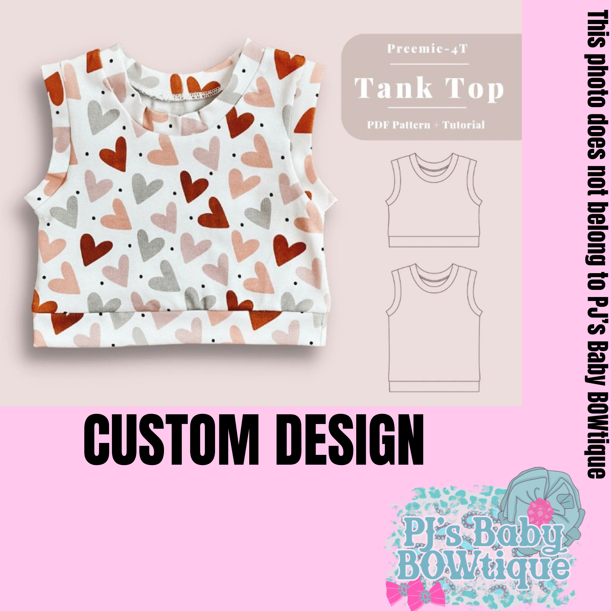 Custom Tank Top Cropped