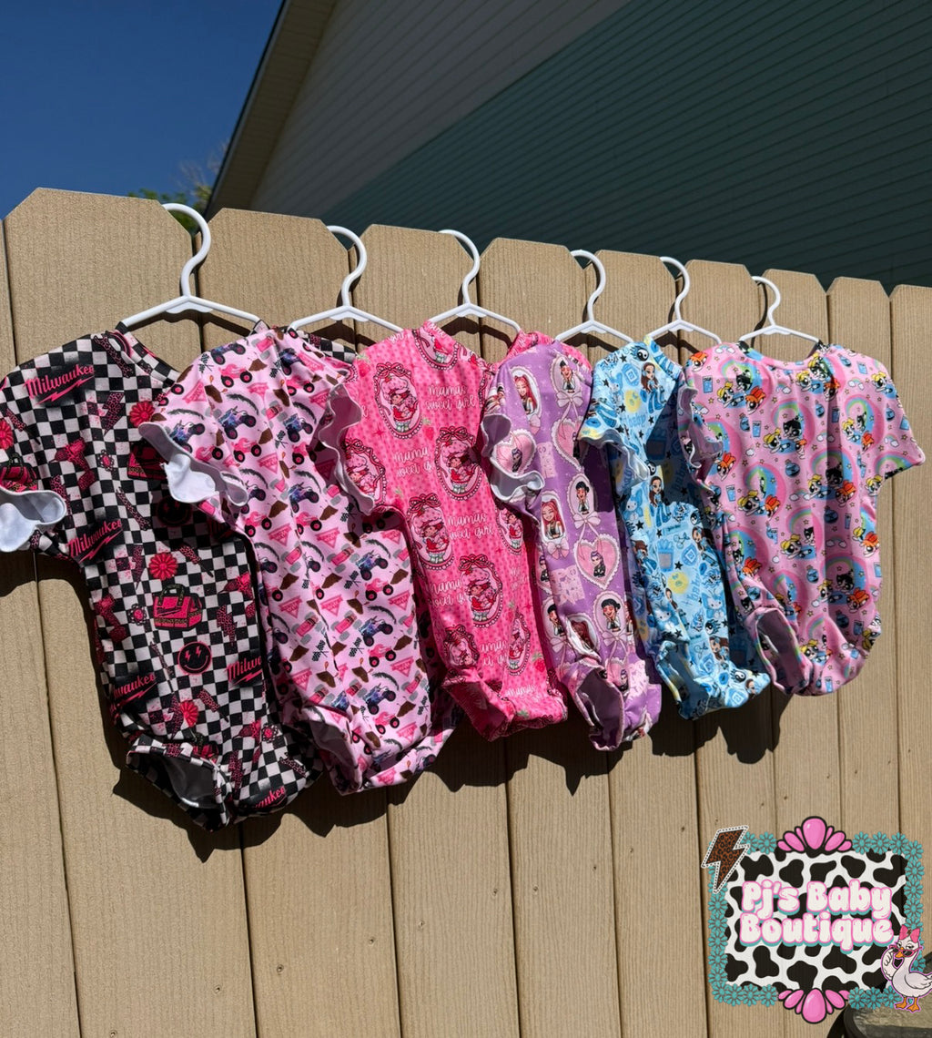 Custom Tee Romper ~ 0/3M-5T