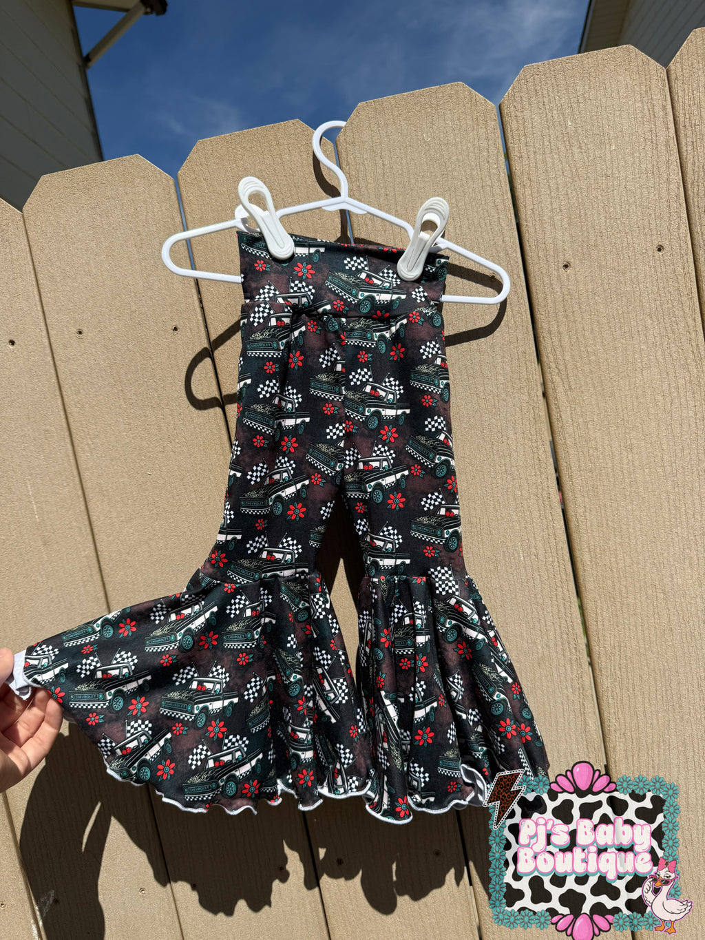 Custom Bell Bottom Leggings 0/3M-9/10Y