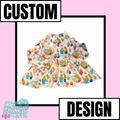 Mock Neck Peplum ~ 0/3-4T