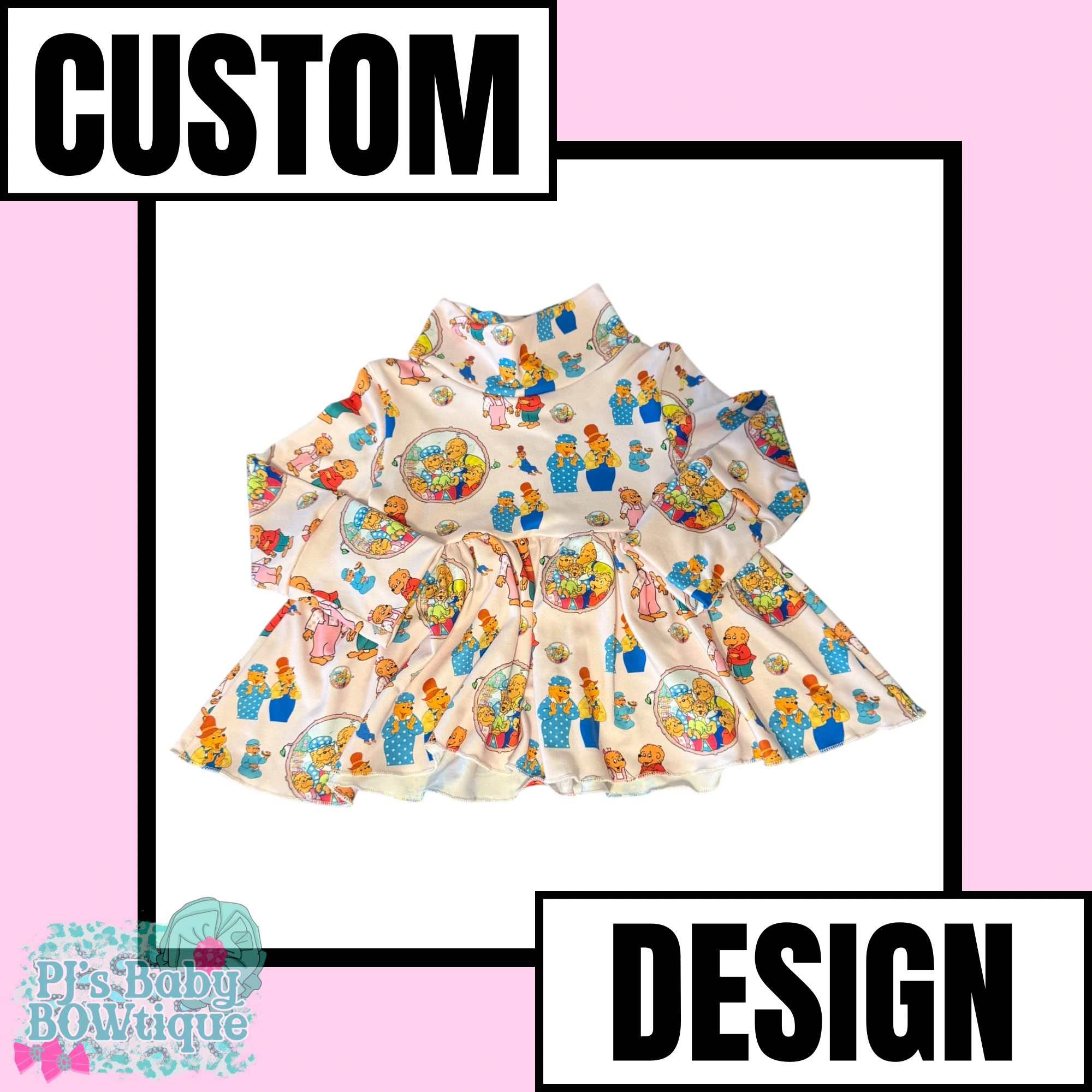 Mock Neck Peplum ~ 0/3-4T