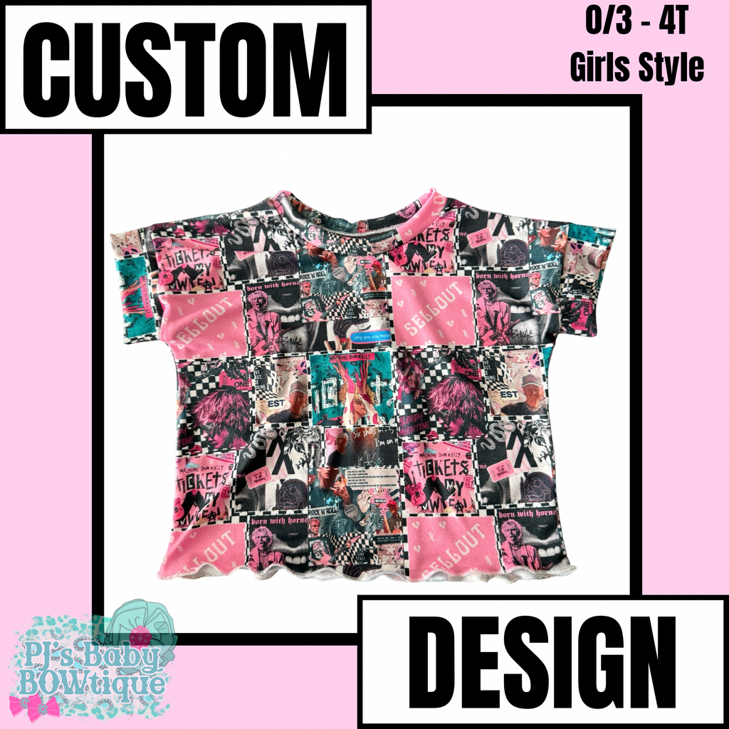 Custom Tee - Long/Short Sleeve ~ 0/3-11Y
