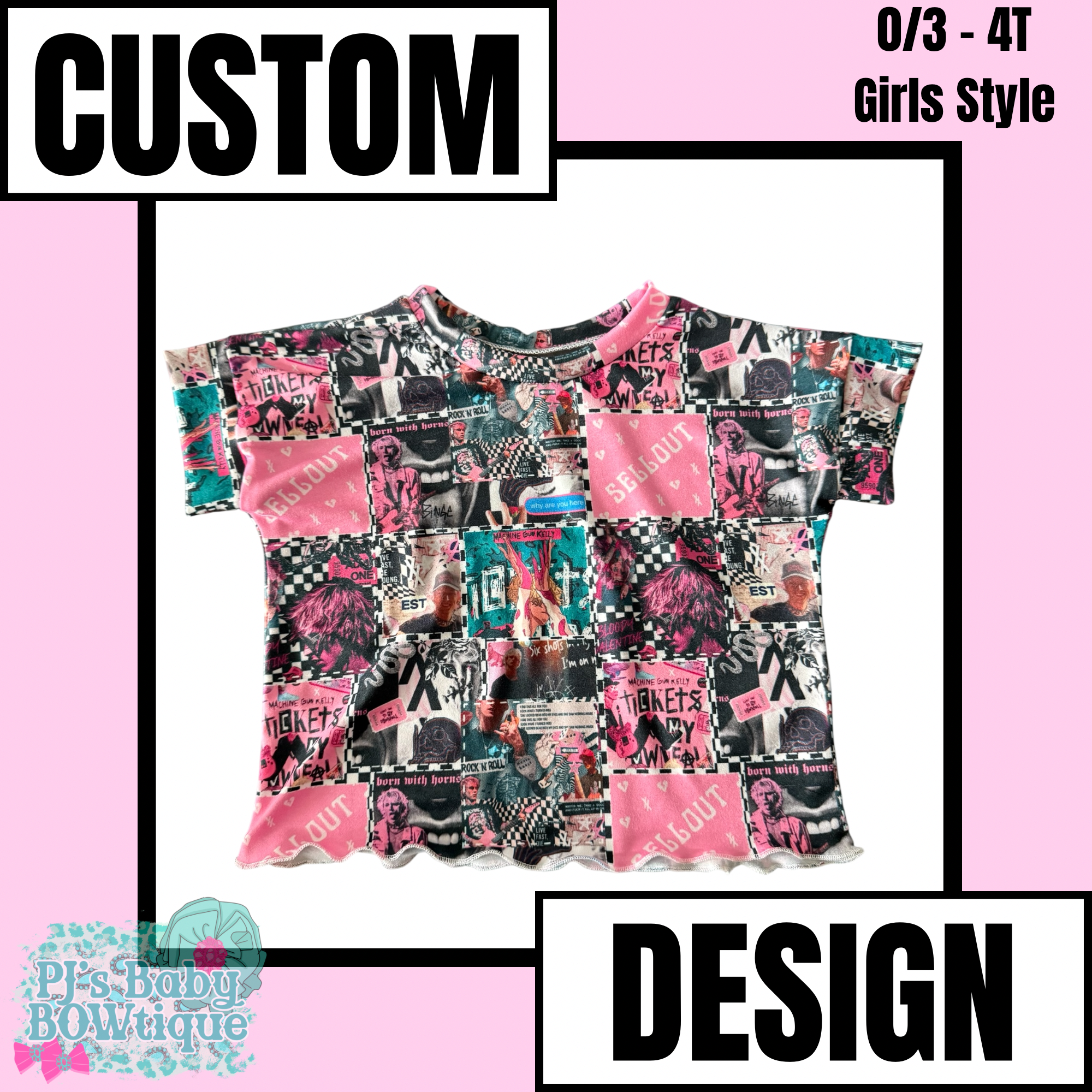 Custom Tee - Long/Short Sleeve ~ 0/3-11Y