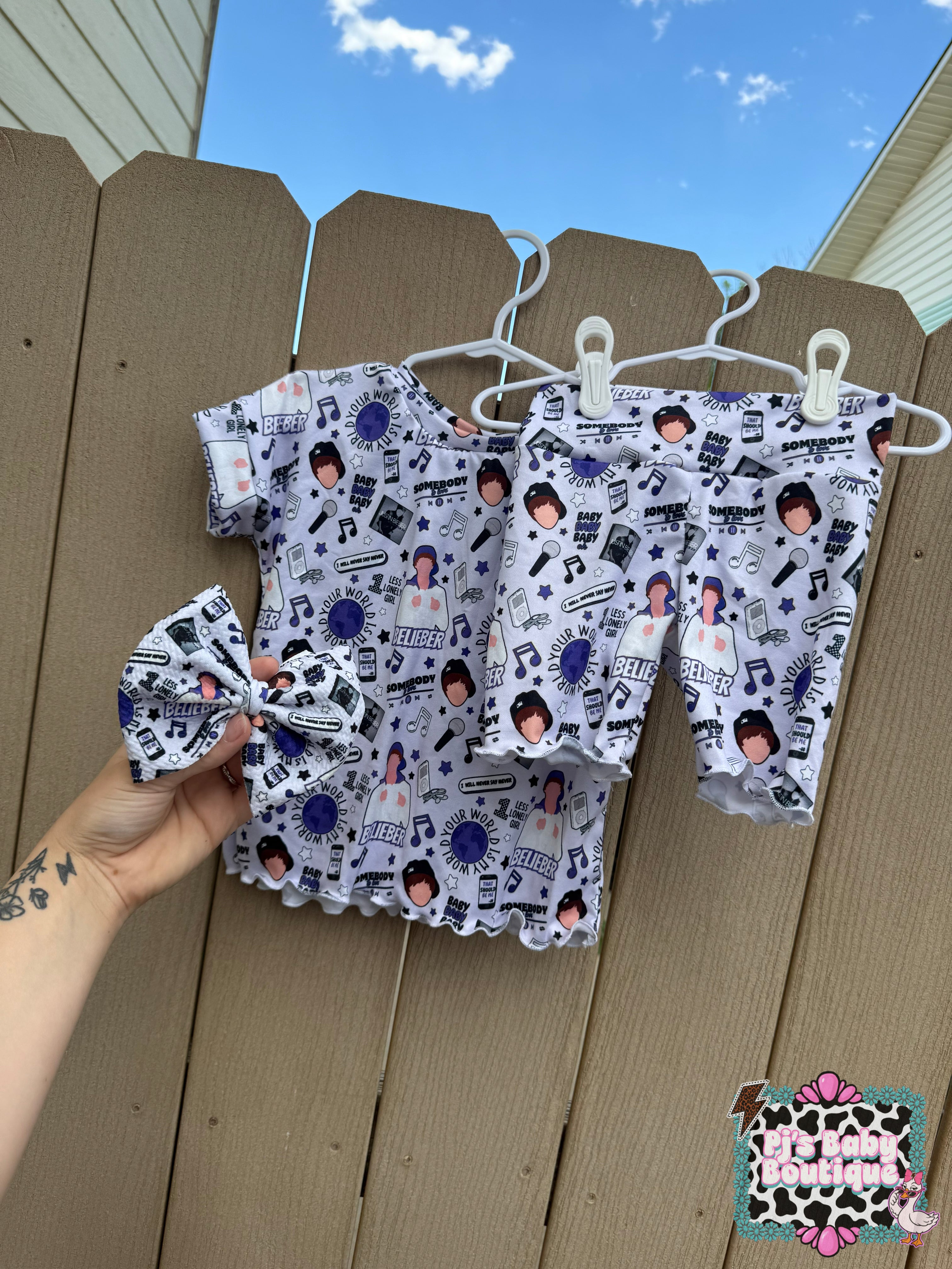 Custom Paisleigh Set ~ 0/3M-4T - Bow Not Included