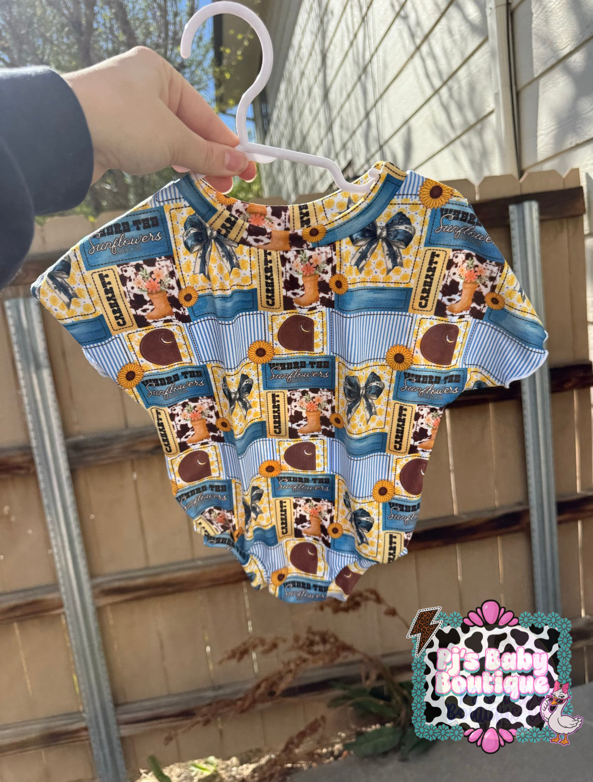 Custom Tee Romper ~ 0/3M-5T