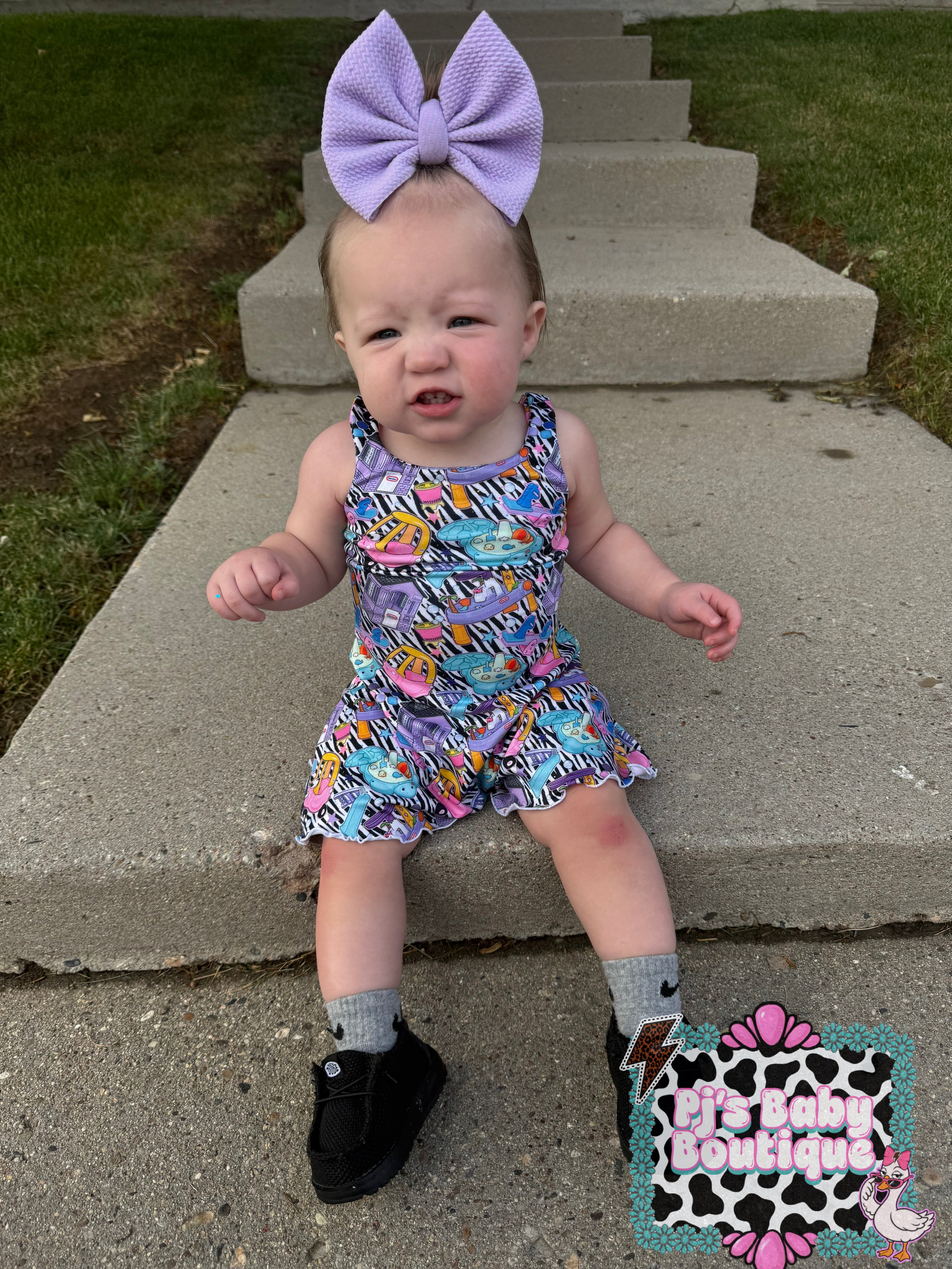 Custom Aria Romper ~ 0/3M-5T
